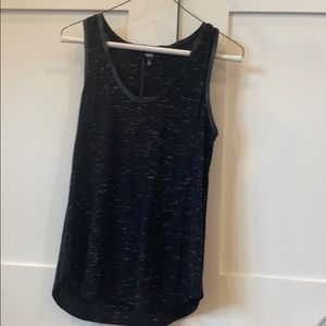 Paige tank with leather trim xs